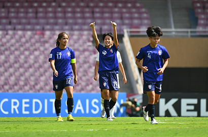 2022女子亞洲盃足球賽台灣中華隊擊敗泰國