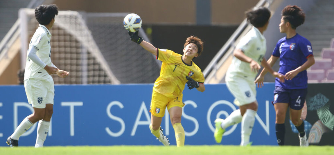 2022女子亞洲盃足球賽台灣中華隊擊敗泰國