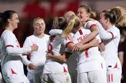 女足世界盃預賽英格蘭大勝拉脫維亞