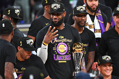 NBA洛杉磯湖人隊冠軍