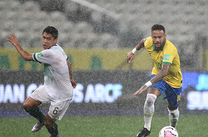 巴西4-0玻利維亞 