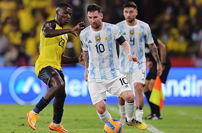 2022世預賽厄瓜多爾扳平比分阿根廷