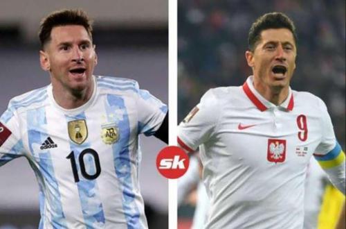 2022卡達世界盃梅西與萊萬多夫斯基