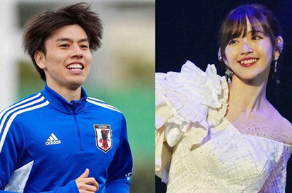 日本國腳田中碧與女友鈴木愛理