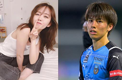 日本國腳田中碧與女友鈴木愛理