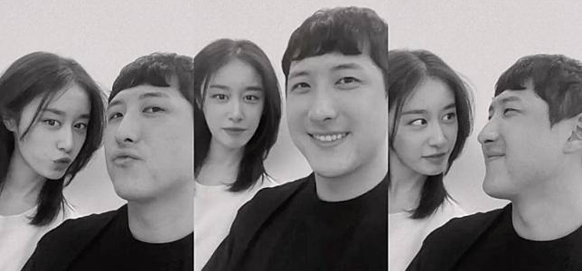 樸智妍黄載均合照