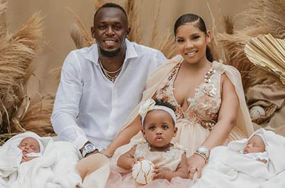 博爾特為女兒慶生