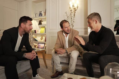 梅西首次參與電視劇拍攝