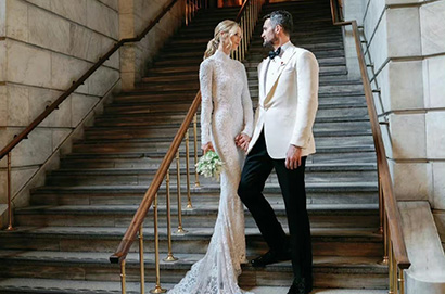 樂福攜嬌妻度蜜月