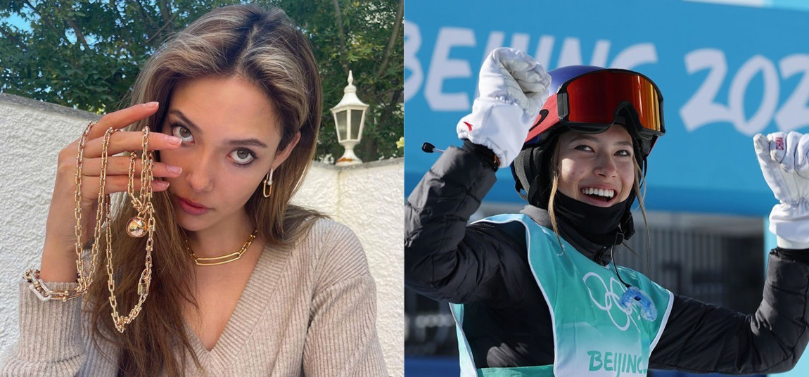 谷愛淩覆古晚禮服驚艷全場