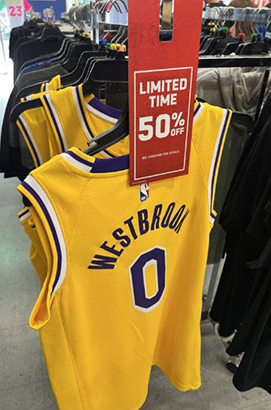 威少準備離開湖人