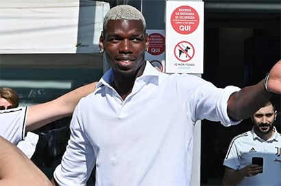 博格巴決定保守治療半月板