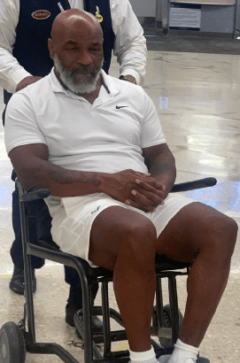 鐵拳泰森被拍到坐輪椅