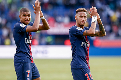 姆巴佩與內馬爾