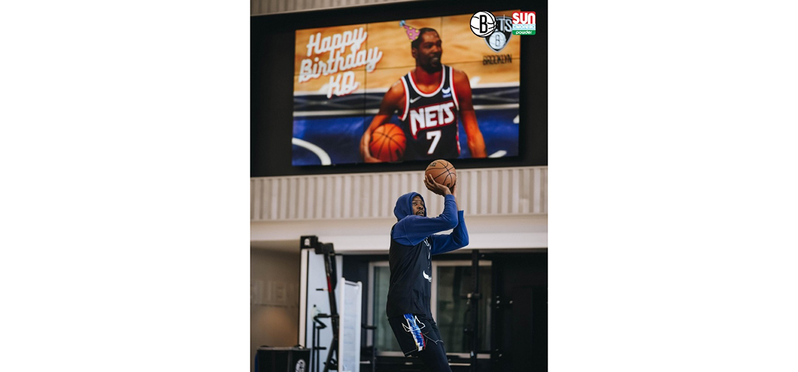 籃網球星凱文-杜蘭特迎來了自己34歲的生日