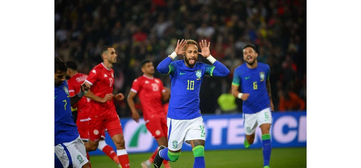 巴西5:1血洗突尼西亞