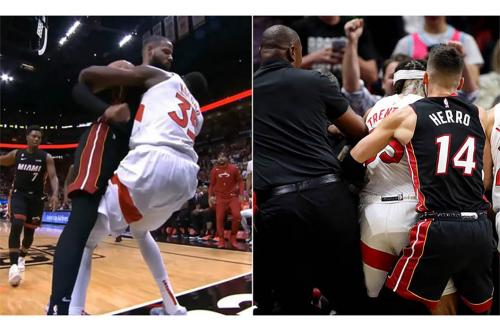 NBA爆發激烈衝突！2人打架雙雙被驅逐