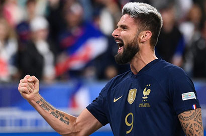 法國公布2022卡達世界盃參賽大名單