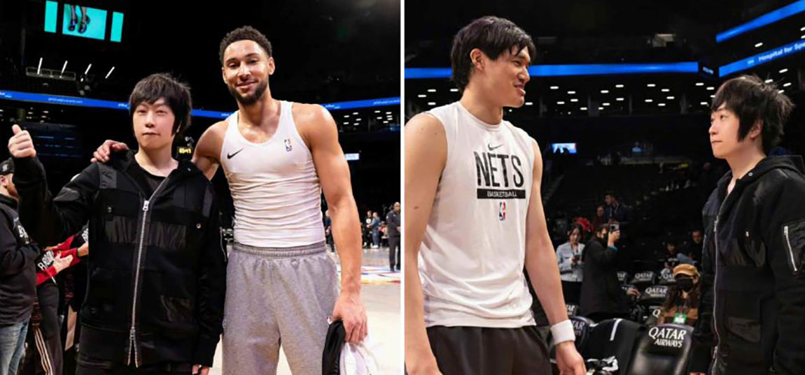 五月天阿信同框籃網球星西蒙斯