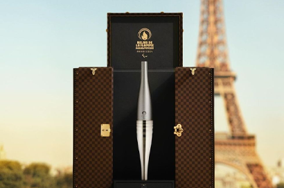 火炬箱上的Damier圖紋