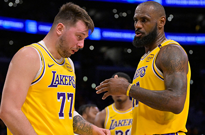 湖人東契奇戰勝爵士